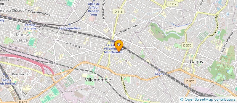 localisation de l'entreprise L'ALBATROS à VILLEMOMBLE