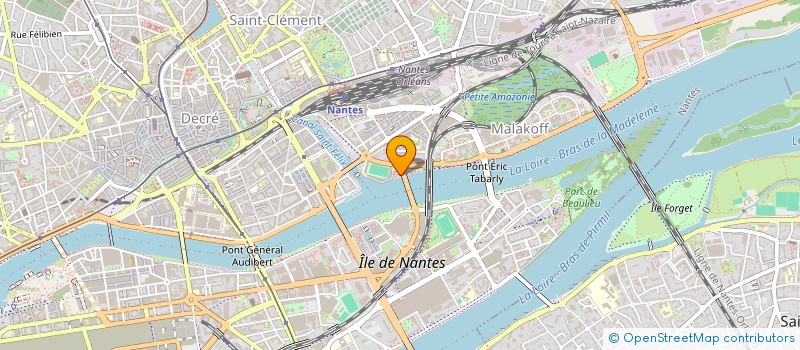 localisation de l'entreprise L'ALBATROS à NANTES