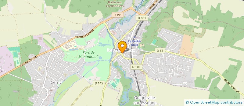 localisation de l'entreprise L'ALBATROS  LA FERTE-ALAIS