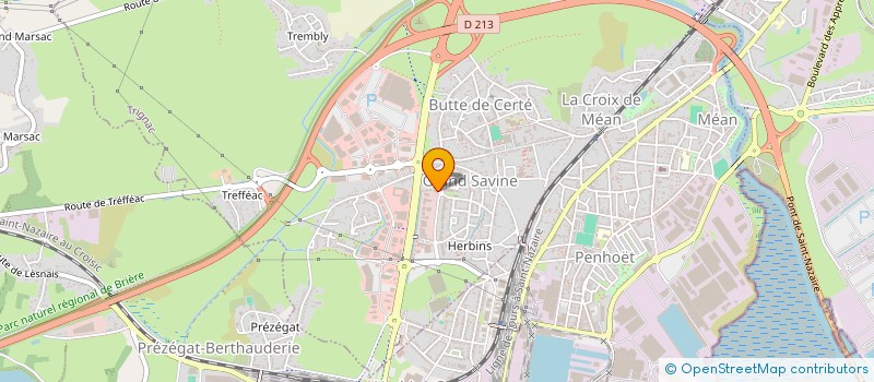 localisation de l'entreprise L'ALBATROS à TRIGNAC
