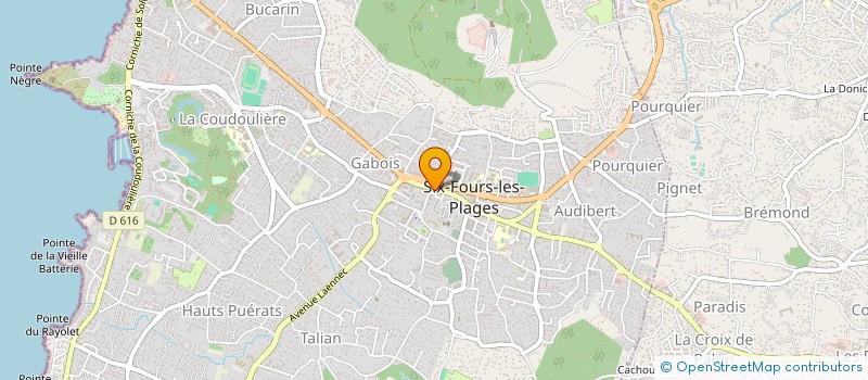 localisation de l'entreprise L'ALBATROS à SIX-FOURS-LES-PLAGES