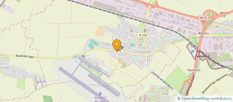 localisation de l'entreprise L'ALBATROS  CARPIQUET