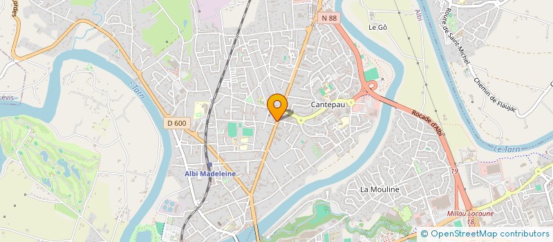 localisation de l'entreprise L'ALBIGEOISE  ALBI