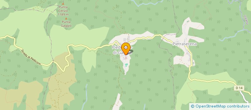 localisation de l'entreprise L'ALBITRU  PIEDICORTE-DI-GAGGIO