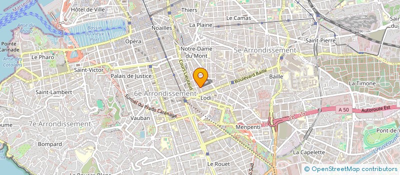 localisation de l'entreprise L ALBIZIA à MARSEILLE