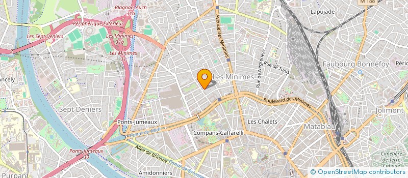 localisation de l'entreprise L'ALBORADA à TOULOUSE