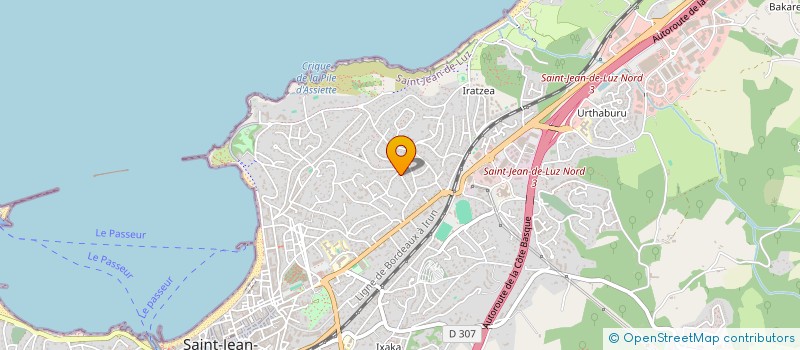localisation de l'entreprise L'ALBUM DU CLUB à SAINT-JEAN-DE-LUZ