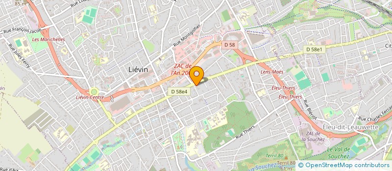 localisation de l'entreprise L'ALCAZAR  LIEVIN