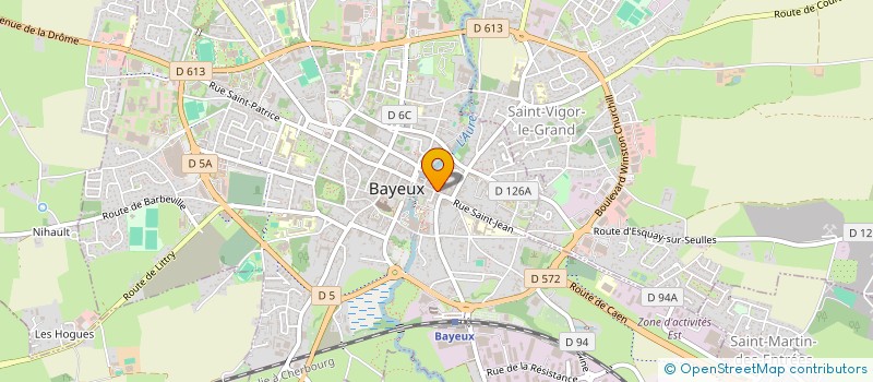 localisation de l'entreprise L'ALCHIMIE à BAYEUX