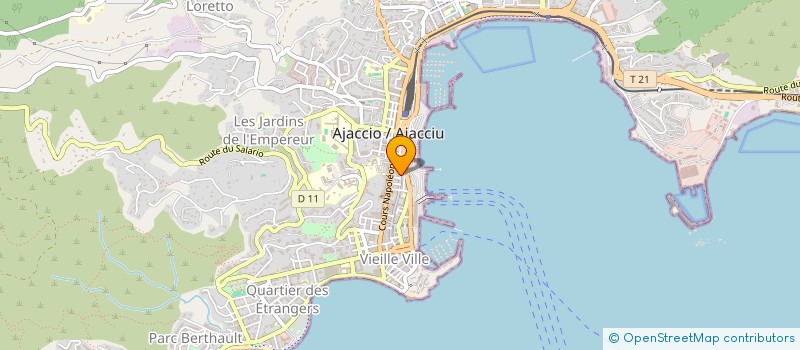 localisation de l'entreprise L'ALCHIMIE à AJACCIO