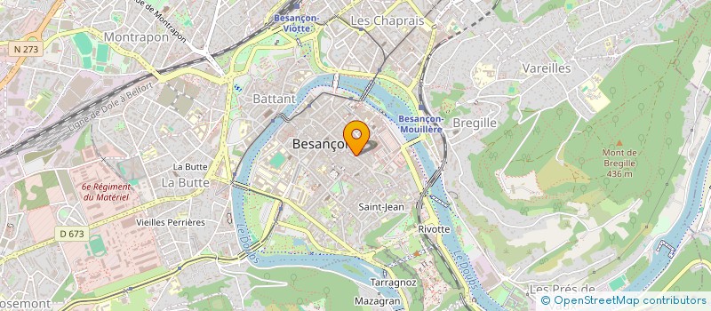 localisation de l'entreprise L'ALCHIMIE à BESANCON