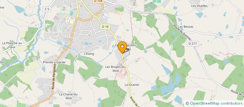 localisation de l'entreprise L'ALCHIMIE DU MEUBLE à SAINT-YRIEIX-LA-PERCHE