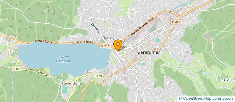 localisation de l'entreprise L'ALCHIMISTE à GERARDMER