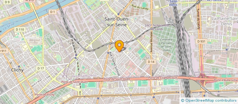 localisation de l'entreprise L'ALCHIMISTE à SAINT-OUEN-SUR-SEINE