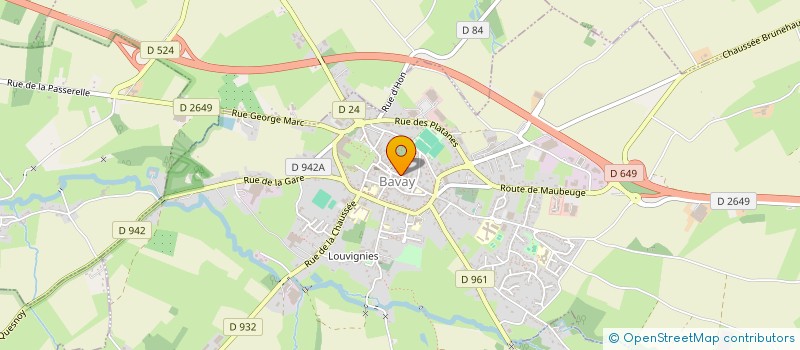 localisation de l'entreprise L'ALEA CAFE  BAVAY