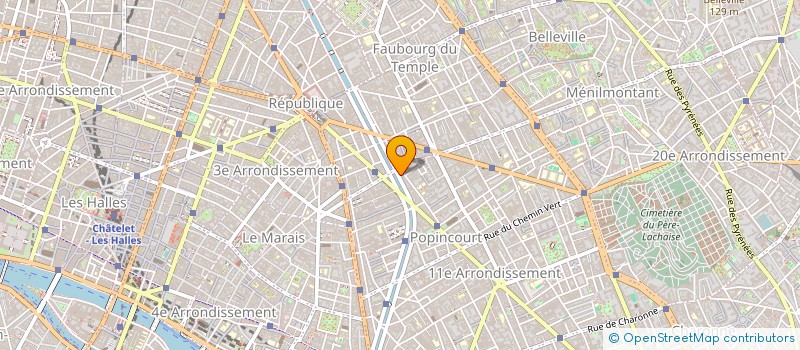 localisation de l'entreprise L ALEPH THEATRE CIE EDVARDO  PARIS