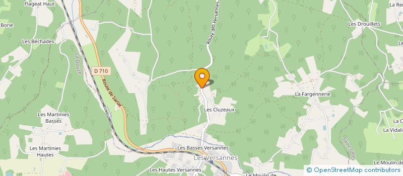 localisation de l'entreprise L'ALEXANDRA  SAINT LAURENT SUR MANOIRE