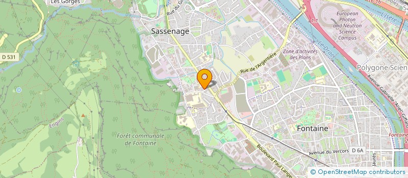 localisation de l'entreprise L'ALEXIS à SASSENAGE