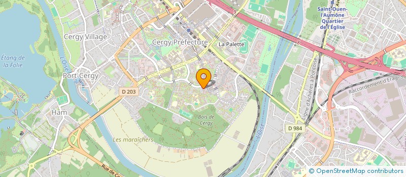 localisation de l'entreprise L'ALGARADE  PONTOISE