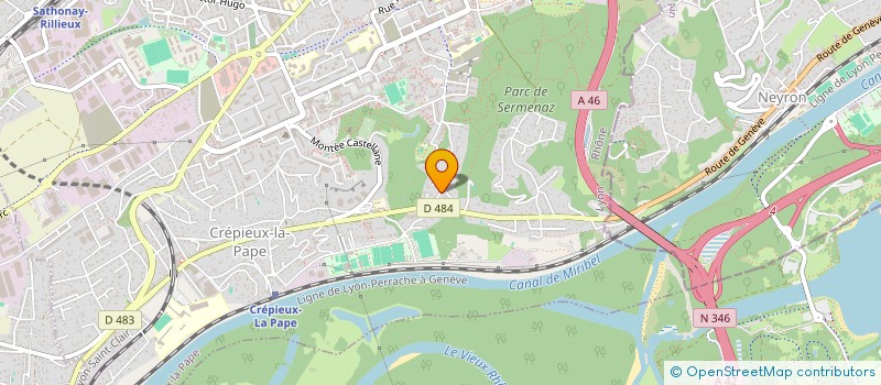 localisation de l'entreprise L ALGARADE COMPAGNIE THEATRALE DE RILLIEUX LA PAPE à RILLIEUX-LA-PAPE