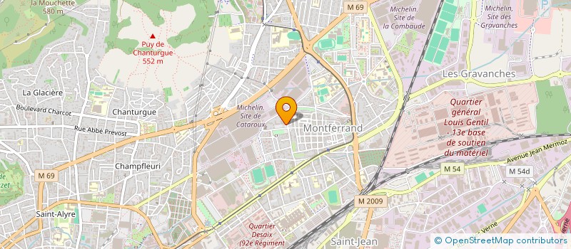 localisation de l'entreprise L'ALHAMBRA  CLERMONT-FERRAND