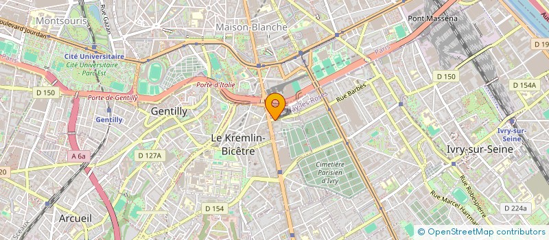 localisation de l'entreprise L'ALHAMBRA  LE KREMLIN-BICETRE