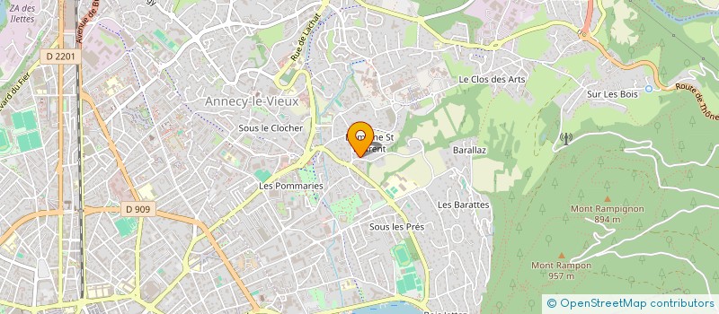 localisation de l'entreprise L'ALHAMBRA à ANNECY