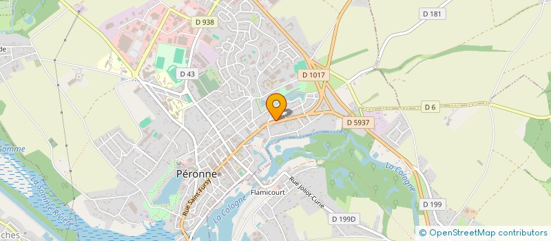 localisation de l'entreprise L'ALHAMBRA à PERONNE