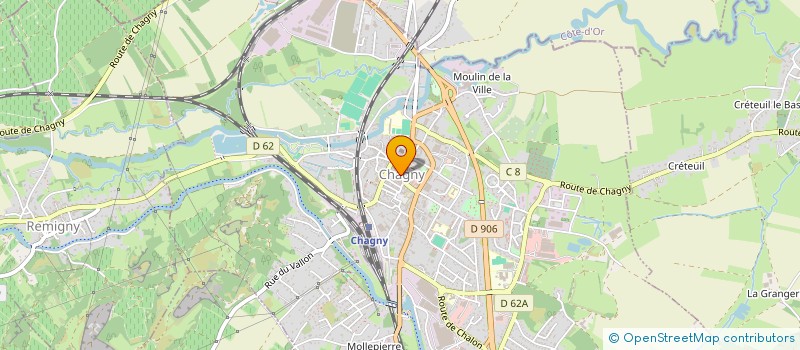 localisation de l'entreprise L'ALIBI à CHAGNY