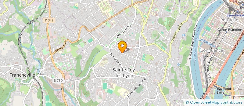 localisation de l'entreprise L'ALIET  SAINTE-FOY-LES-LYON