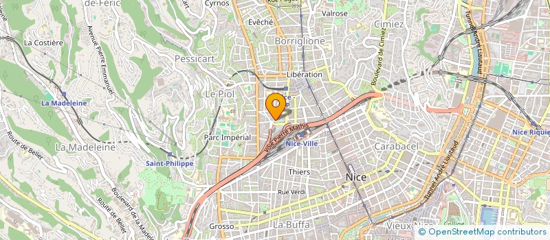localisation de l'entreprise L'ALIM à NICE