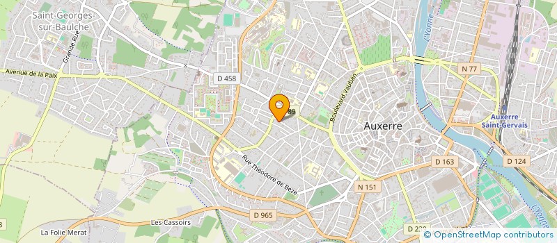 localisation de l'entreprise L'ALIM à AUXERRE