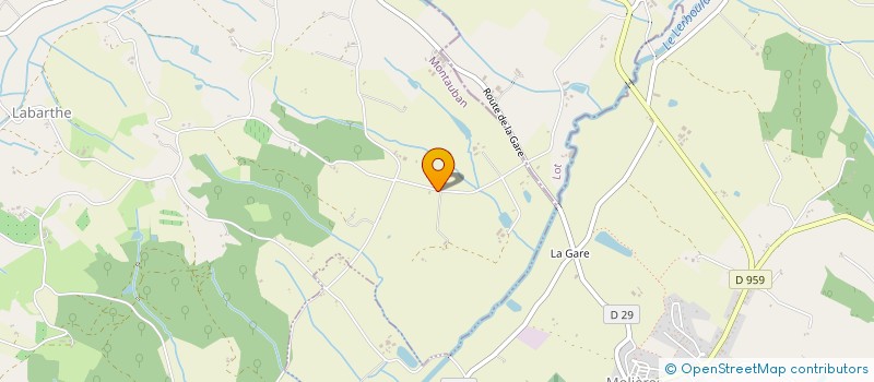 localisation de l'entreprise L'ALIM  LABARTHE