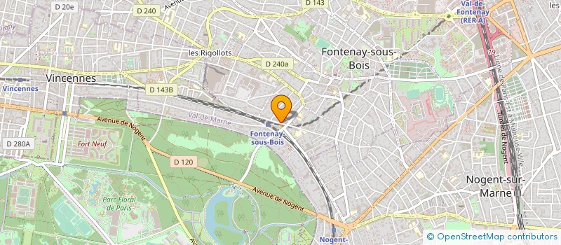 localisation de l'entreprise L ALIMENTATION DE LA JOIE à FONTENAY-SOUS-BOIS