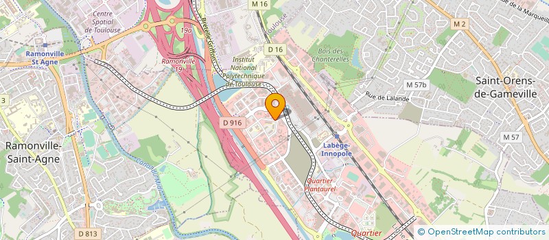 localisation de l'entreprise L'ALIMENTATION LABEGE  LABEGE