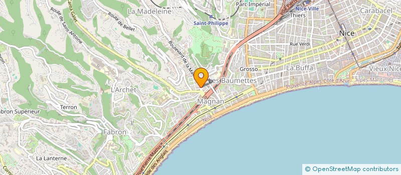 localisation de l'entreprise L'ALIMENTATION NICOISE à NICE