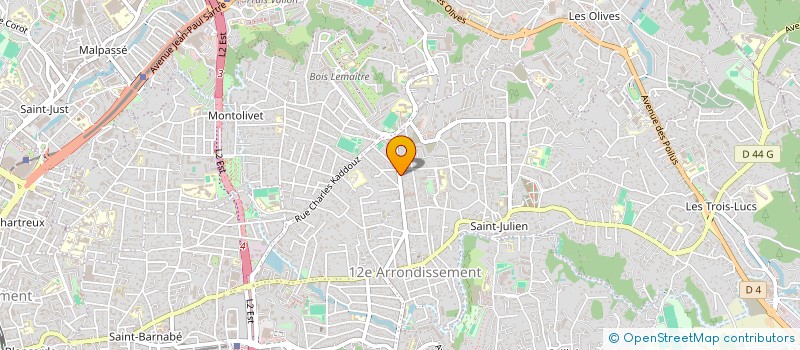 localisation de l'entreprise L'ALIMPLUS à MARSEILLE