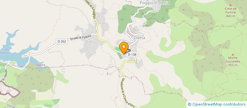 localisation de l'entreprise L'ALIVETU DI A CONCA D'ORU  OLETTA