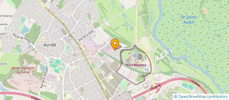 localisation de l'entreprise L'ALIZE à AVRILLE