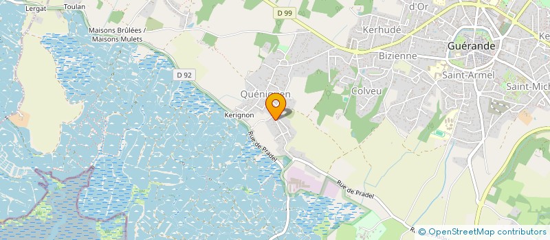 localisation de l'entreprise L'ALIZE SPORT SUBAQUATIQUES  GUERANDE