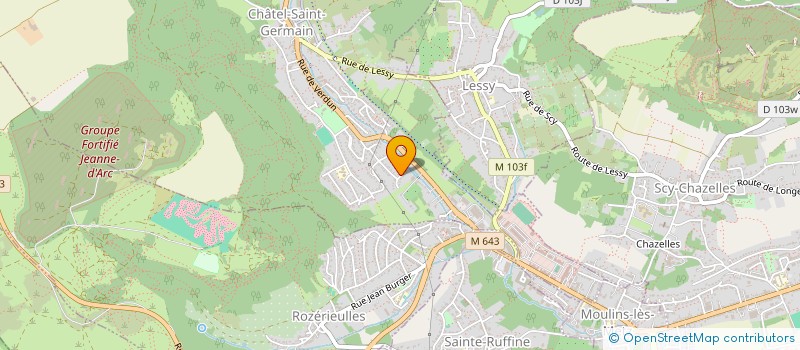 localisation de l'entreprise L'ALIZEE  CHATEL-SAINT-GERMAIN