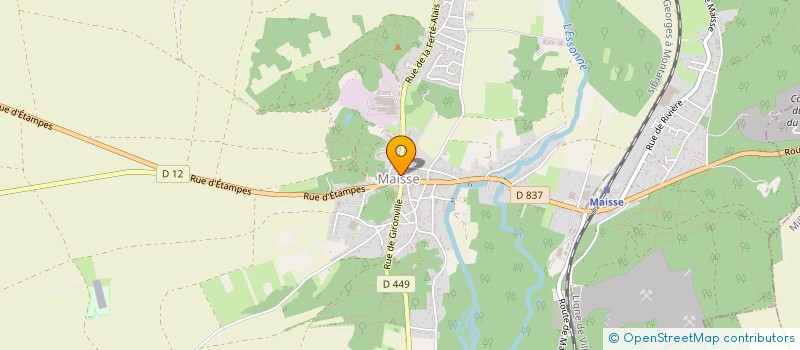 localisation de l'entreprise L'ALIZEE  MAISSE