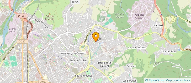localisation de l'entreprise L'ALIZEE DES PAINS à ANNECY