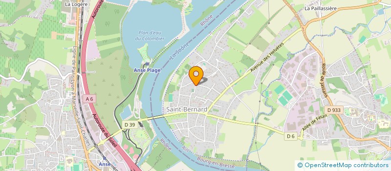 localisation de l'entreprise L'ALIZEE STORE  SAINT-BERNARD