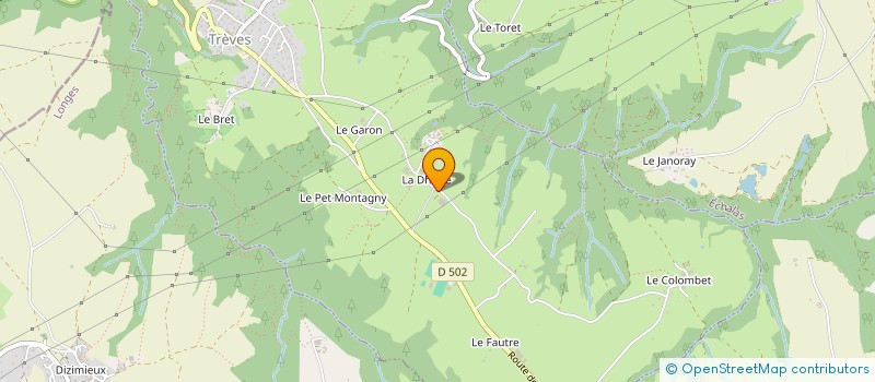 localisation de l'entreprise L'ALLEE DES DAMES à TREVES