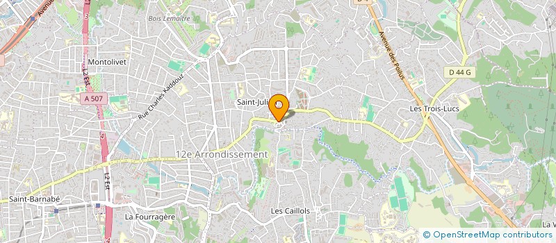 localisation de l'entreprise L'ALLEGRIA à MARSEILLE
