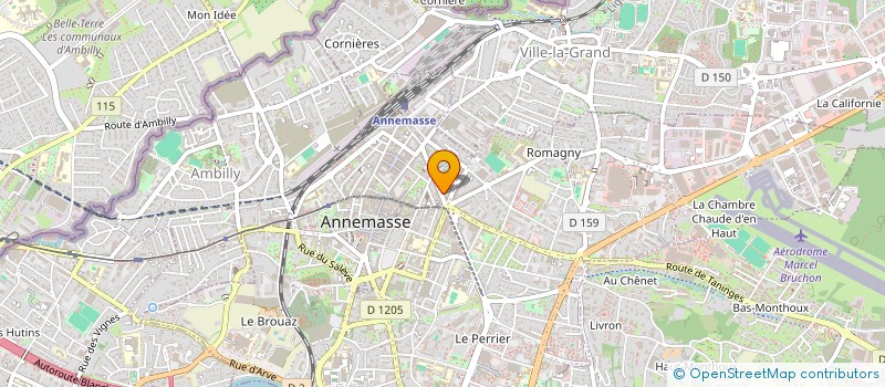 localisation de l'entreprise L'ALLEMAND ET L'ALLEMAGNE AUTREMENT EN ABREGE A ET A  ANNEMASSE