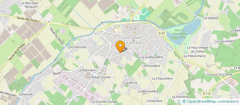 localisation de l'entreprise L ALLIANCE à SAINT-JULIEN-DE-CONCELLES