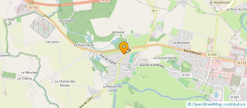 localisation de l'entreprise L'ALLIANCE à CONDE-SUR-SARTHE