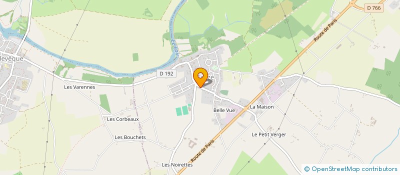 localisation de l'entreprise L'ALLIANCE à LOIRE-AUTHION